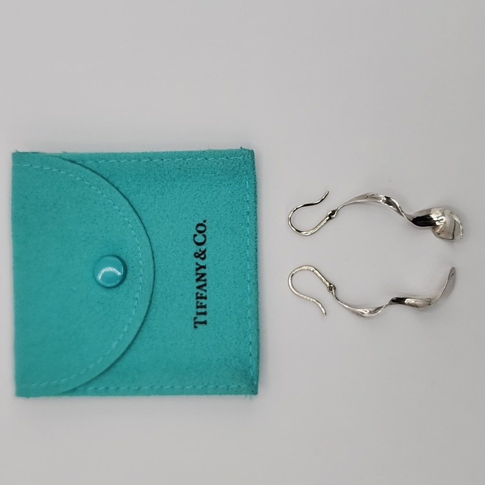 Tiffany & Co. Twisted Silver Earrings